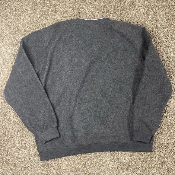 Vintage Disney Tigger Winnie the Pooh Pullover Sweater Gray Pink V-Neck Size XL - Picture 4 of 6